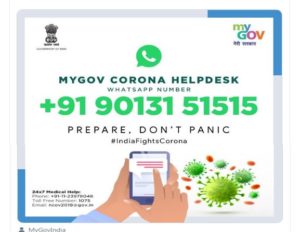 Corona Helpdesk WhatsApp Number