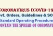 Coronavirus - Orders