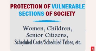 Protection of Vulnerable Sections of Society